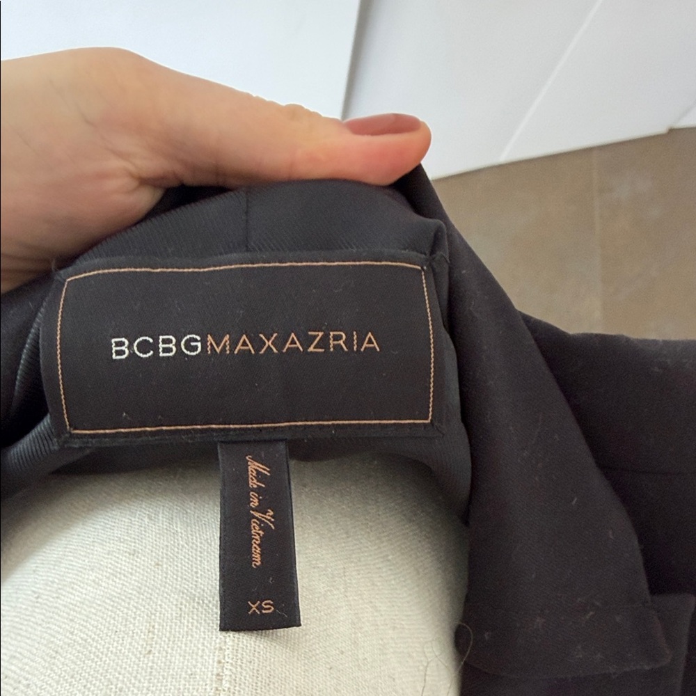 BCBGeneration Black Single-Button Tailored Blazer - image 2